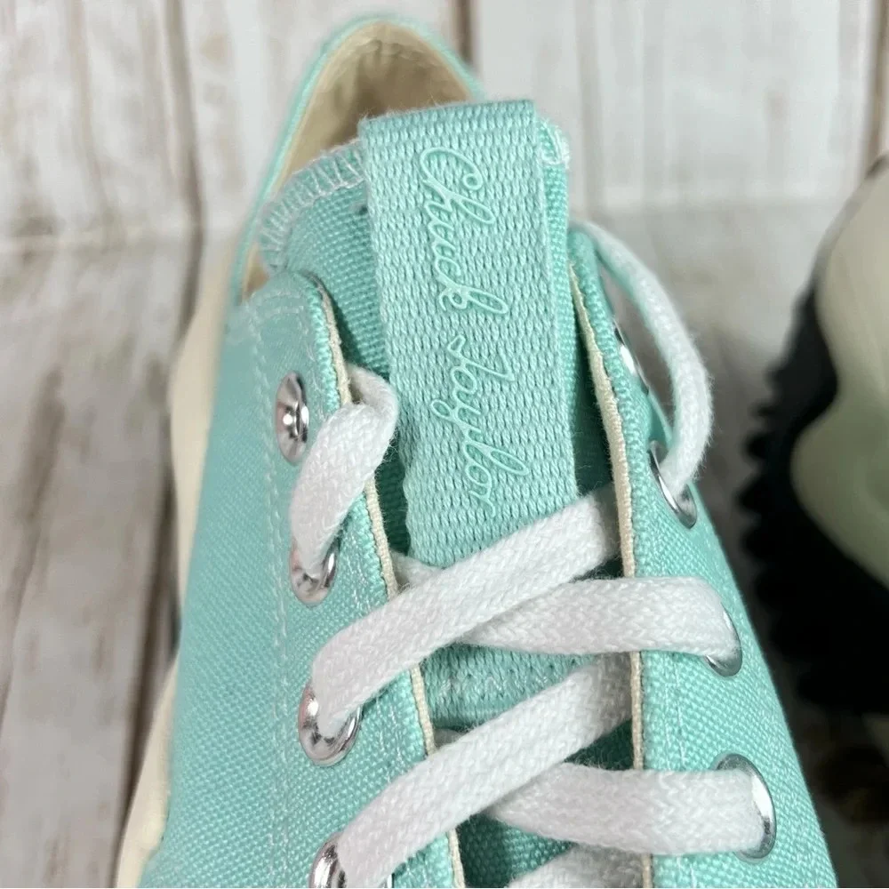 New Converse Run Star Motion Low Platform Water Droplets Green Sneakers - Picture 6 of 12